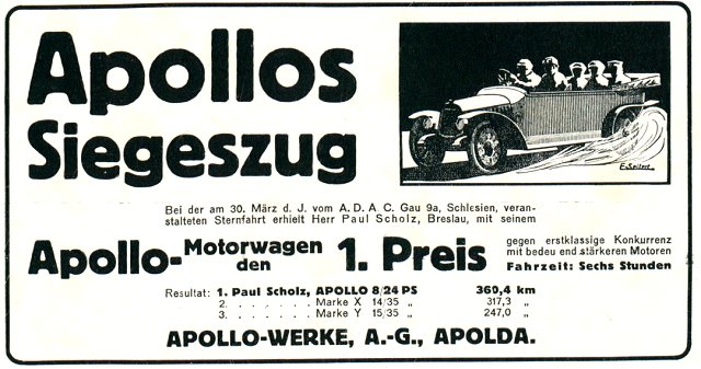 Apollo Werbung